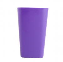 Стакан пластиковый для письменных принадлежностей (для творчества), квадратный, фиолетовый Арника 81667