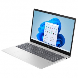 Ноутбук HP 15-fc0003ua 15.6" FHD IPS AG, AMD R5-7520U, 8GB, F256GB, UMA, DOS, серебристый 825G4EA