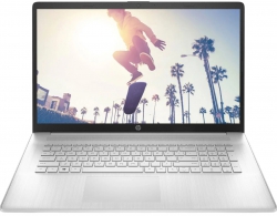 Ноутбук HP 17-cp2000ua 17.3" FHD IPS AG, AMD R5-7520U, 16GB, F512GB, UMA, DOS, сріблястий 826Q0EA