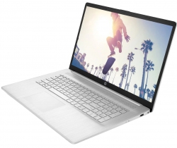 Ноутбук HP 17-cp2000ua 17.3" FHD IPS AG, AMD R5-7520U, 16GB, F512GB, UMA, DOS, сріблястий 826Q0EA