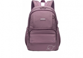 Рюкзак молодежный 11,4" COOLFORSCHOOL APS-6027-black 8390-purple