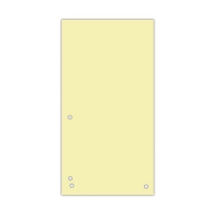 Індекс-розділювач 10, 5х23см (100шт.), картон, жовтий Donau 8620100-11PL