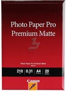 Папір Canon A4 Photo Paper Premium Matte, 20л 8657B005
