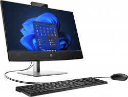 Комп'ютер персональний моноблок HP ProOne 440-G9 23.8" FHD IPS AG, Intel i5-13500T, 16GB, F512GB, ODD, UMA, WiFi, кл+м, 3р, W11P, чорний 883W1EA