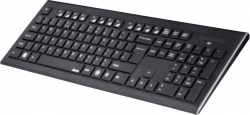 Комплект клавіатура та миша Hama Cortino WL, EN/UKR, чорний 89182664