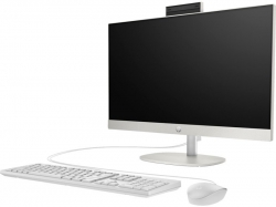 Комп&#39;ютер персональний моноблок HP 240-G10 23.8&quot; FHD IPS AG, Intel i5-1335U, 16GB, F512GB, UMA, WiFi, кл+м, 3р, Win11P, білий 8T2Z7ES