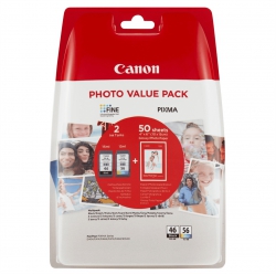Комплект Canon No.46: картридж PG-46+картридж CL56+ папір Canon GP-501 50 л 9059B003