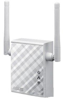 Повторитель Wi-Fi сигнала ASUS RP-N12 N300 1хFE LAN ext. ant x2 90IG01X0-BO2100