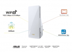 Повторитель Wi-Fi сигнала ASUS RP-AX56 AX1800 1хGE LAN MESH 90IG05P0-MO0410
