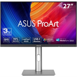 Монітор Asus 27&quot; ProArt PA278CFRV HDMI, 2xDP, USB-C, 3xUSB, MM, IPS, 2560x1440, 100Hz, 5ms, DCI-P3 95%, AdaptiveSync, Pivot, HDR400 90LM06Q0-B01M70