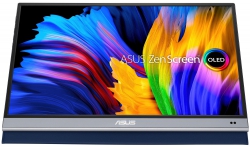 Монітор портативний LCD 15.6" Asus ZenScreen MQ16AH mHDMI, 2xUSB-C, OLED, 1ms, 100%DCI-P3, HDR10, Cover 90LM07SV-B01170