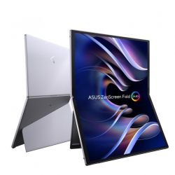 Монітор портативний Asus 17.3&quot; ZenScreen Fold MQ17QH mHDMI, 2xUSB-C, Audio, OLED, 2560x1920, 0.2ms, DCI-P3 100%, AdaptiveSync, HDR500, Case 90LM09EV-B01170