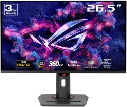 Монітор Asus 26.5&quot; ROG Strix XG27ACDNG 2xHDMI, DP, USB-C, 3xUSB, OLED, 2560x1440, 360Hz, 0.03ms, DCI-P3 99%, AdaptiveSync, Pivot, HDR400 90LM0AN0-B01970