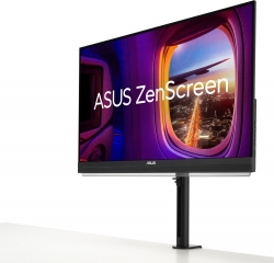 Монітор портативний Asus 27&quot; ZenScreen MB27ACF HDMI, USB-C, MM, IPS, 2560x1440, 100Hz, sRGB 99%, AdaptiveSync, Pivot, C-Clamp Arm 90LM0AU5-B01A71