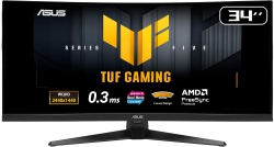 Монитор Asus 34" TUF Gaming VG34WQ5A 2xHDMI, 2xDP, 2xUSB, MM, VA, 3440x1440, 21:9, 200/400Hz, 0.5ms, DCI-P3 95%, CURVED, FreeSync, HDR400 90LM0CP1-B01171