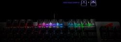 Клавиатура ASUS ROG Strix Scope NX TKL Deluxe RGB 84key USB Black 90MP00N6-BKRA00