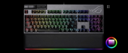 Клавиатура ASUS ROG Strix Flare II Animate RGB 113key NX Red USB RU Black 90MP02E6-BKRA00
