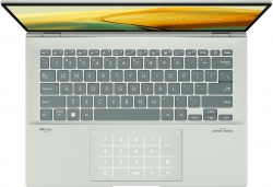 Ноутбук ASUS Zenbook 14 UX3402ZA-KP416W 14" WQXGA IPS, Intel i5-1240P, 16GB, F512GB, UMA, Win11, Морская волна 90NB0WC2-M00W10