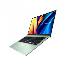 Ноутбук ASUS Vivobook S 15 M3502QA-BQ213 15.6" FHD IPS, AMD R5-5600H, 16GB, F512GB, UMA, NoOS, Зелений 90NB0XX3-M00A00