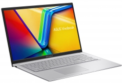 Ноутбук ASUS Vivobook 17 X1704ZA-AU144 17.3&quot; FHD IPS, Intel i3-1215U, 8GB, F512GB, UMA, noOS, Серебристый 90NB10F1-M00600