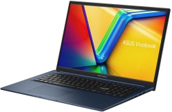 Ноутбук ASUS Vivobook 17 X1704ZA-AU143 17.3" FHD IPS, Intel i3-1215U, 8GB, F512GB, UMA, noOS, Синий 90NB10F2-M005Z0