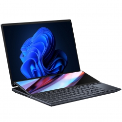 Ноутбук ASUS Zenbook Pro 14 Duo UX8402VV-P1046 14.5" 2.8K OLED, Intel i9-13900H, 32GB, F2TB, NVD4060-8, NoOS, Чорний 90NB1172-M002V0