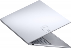 Ноутбук ASUS Vivobook 16X ASUS M3604YA-L2087 16" 4K OLED, AMD R7-7730U, 16GB, F1TB, UMA, NoOS, Сріблястий 90NB11A2-M003H0