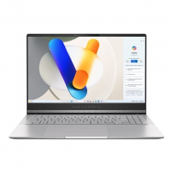 Ноутбук ASUS Vivobook S 15 M5506UA-MA043 15.6&quot; 2.8K OLED, AMD R9-8945HS, 32GB, F1TB, UMA, NoOS, Серебристый 90NB1473-M001R0