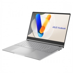 Ноутбук ASUS Vivobook S 15 M5506UA-MA043 15.6&quot; 2.8K OLED, AMD R9-8945HS, 32GB, F1TB, UMA, NoOS, Серебристый 90NB1473-M001R0