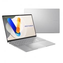 Ноутбук ASUS Vivobook S 15 M5506UA-MA054 15.6" 3K OLED, AMD R7-8845HS, 16GB, F512GB, UMA, NoOS, Серебристый 90NB1473-M002Y0