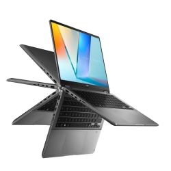 Ноутбук ASUS Vivobook Flip 14 TP3407SA-QL011W 14&quot; WUXGA OLED, Intel Ultra 5 226V, 16GB, F512GB, UMA, Win11, Серый 90NB14Y1-M000E0