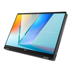 Ноутбук ASUS Vivobook Flip 14 TP3407SA-QL011W 14&quot; WUXGA OLED, Intel Ultra 5 226V, 16GB, F512GB, UMA, Win11, Серый 90NB14Y1-M000E0