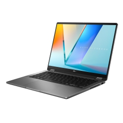 Ноутбук ASUS Vivobook Flip 14 TP3407SA-QL011W 14&quot; WUXGA OLED, Intel Ultra 5 226V, 16GB, F512GB, UMA, Win11, Серый 90NB14Y1-M000E0