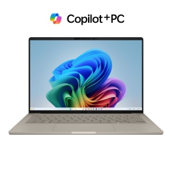 Ноутбук ASUS Zenbook A14 UX3407RA-QD906W 14" WUXGA OLED, Snapdragon X Elite X1E 78 100, 32GB, F1TB, UMA, Win11, Бежевый 90NB16G1-M000R0