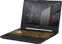 Ноутбук ASUS TUF Gaming F15 FX506LHB-HN349 15.6" FHD IPS, Intel i5-10300H, 16GB, F512GB, NVD1650-4, Рюкзак, NoOS, Чорний 90NR03U2-M00K10