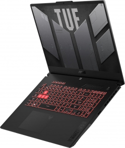 Ноутбук ASUS TUF Gaming A17 FA707XI-LL036 17.3" WQHD IPS, AMD R9-7940HS, 16GB, F1TB, NVD4070-8, NoOS, Сірий 90NR0FL6-M002B0