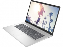 Ноутбук HP 17-cn2017ua 17.3" FHD IPS AG,Intel i5-1235U, 16GB, F512GB, UMA, DOS, сріблястий 91L40EA