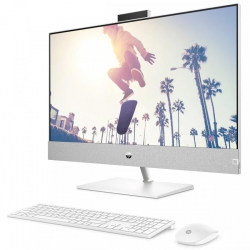 ПК Моноблок HP Pavilion 27" FHD IPS Touch, Intel i5-13400T, 16GB, F1TB, NVD3050-4, WiFi, кл+м, DOS, белый 95Z25EA