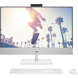 Комп&#39;ютер персональний моноблок HP Pavilion 27&quot; FHD IPS AG, Intel i5-13400T, 16GB, F512GB, UMA, WiFi, кл+м, DOS, білий 9D3Q8EA