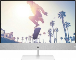 Комп&#39;ютер персональний моноблок HP Pavilion 27&quot; FHD IPS AG, Intel i5-13400T, 16GB, F512GB, NVD1650-4, WiFi, кл+м, DOS, білий 9D3Q9EA