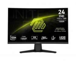 Монітор MSI 23.6" MAG 244C HDMI, DP, Audio, VA, 180Hz, 1ms, sRGB 105%, CURVED, AdaptiveSync 9S6-3BB31H-039