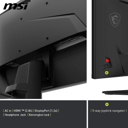 Монитор MSI 23.8" MAG 242F HDMI, DP, Audio, IPS, 200Hz, 0.5ms, sRGB 115%, FreeSync 9S6-3BC51T-001