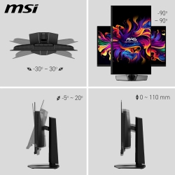 Монітор MSI 26.5" MAG 271QP-QD-X24 2xHDMI, DP, Audio, OLED, 2560x1440, 240Hz, 0.03ms, DCI-P3 99%, AdaptiveSync, HAS, HDR400 9S6-3CD89T-025
