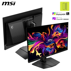 Монітор MSI 26.5" MAG 271QP-QD-X24 2xHDMI, DP, Audio, OLED, 2560x1440, 240Hz, 0.03ms, DCI-P3 99%, AdaptiveSync, HAS, HDR400 9S6-3CD89T-025