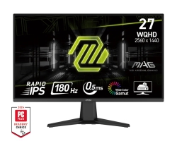 Монитор MSI 27" MAG 275QF 2xHDMI, DP, Audio, IPS, 2560x1440, 180Hz, 0.5ms, sRGB 101%, AdaptiveSync 9S6-3CE21M-035