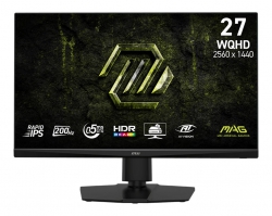 Монитор MSI 27" MAG 272QPF-E20 2xHDMI, DP, Audio, IPS, 2560x1440, 200Hz, 0.5ms, sRGB 127%, AdaptiveSync, Pivot, HDR400 9S6-3CF7CA-001