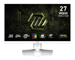 Монитор MSI 27" MAG 274QRFW-E20 2xHDMI, DP, Audio, IPS, 2560x1440, 200Hz, 0.5ms, sRGB 124%, AdaptiveSync, Pivot, HDR400, белый 9S6-3CF99T-001
