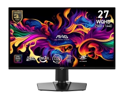 Монитор MSI 26.5" MAG 274QP QD-OLED X24 2xHDMI, DP, Audio, QD-OLED, 2560x1440, 240Hz, 0.03ms, DCI-P3 99%, G-SYNC, FreeSync, Pivot, HDR400 9S6-3CFA9T-001