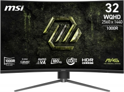 Монитор MSI 31.5" MAG 325CQPF-E18 2xHDMI, DP, Audio, VA, 2560x1440, 180Hz, 0.5ms, sRGB 111%, CURVED, AdaptiveSync, HAS 9S6-3DC14H-201
