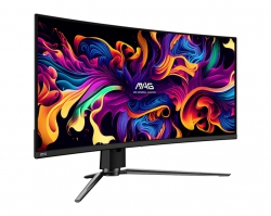 Монітор MSI 34" MAG 341CQP 2xHDMI, DP, USB-C, 2xUSB, QD-OLED, 3440x1440, 21:9, 175Hz, 0.03ms, sRGB 139%, CURVED, FreeSync, HAS, HDR400 9S6-3DD04T-031